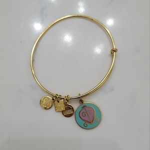 Alex and Ani Gold Charm Bangle Bracelet